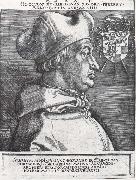 Albrecht Durer Cardinal Albrecht of Bran-Denburg in portrait USA oil painting artist